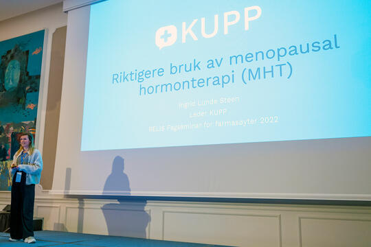 Store endringer i kunnskap: Kunnskapen om hormonterapi i overgangsalderen har endret seg mye siden tusenårsskiftet, og RELIS og Ingrid Lunde Steen kjører nå en KUPP-kampanje på det. 