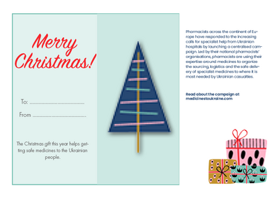 Christmas gift card Medicines to Ukraine