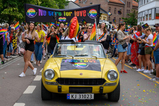 Farmaceutene deltok i Pride for første gang i 2019.