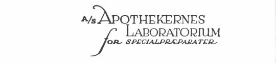 Logo A/S Apothekernes Laboratorium for specialpreparater