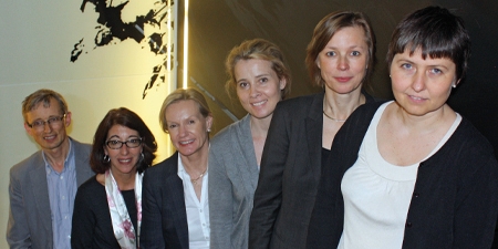 Fra venstre Bjørn Klem, Kathleen Deardorff, Grete Hogstad, Oddveig Helland, Anne Gautvik Horten og Gry Stensrud.