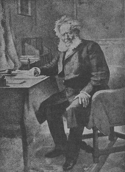 Henrik Ibsen, tegning